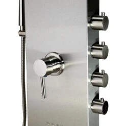 ALFI Brand Brushed Stainless Steel 2-Spray Shower Panel System -Alliee Bath And Faucet Shop 811413028334 12014726 1800x1800