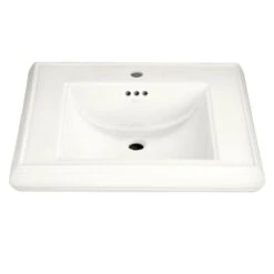 KOHLER Memoirs 5-3/8 In. Cermaic Pedestal Sink Basin In White With Overflow Drain -Alliee Bath And Faucet Shop 84818ed3457f19054fc998135b99dec7 1800x1800