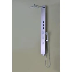 ANZZI Lann Series Polished Chrome 3-Spray Shower Panel System (Valve Included)