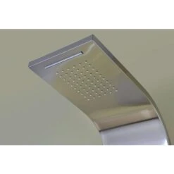 ANZZI Niagara Brushed Steel 2-Spray Shower Panel System (Valve Included) -Alliee Bath And Faucet Shop 848308091944 09064368 1800x1800