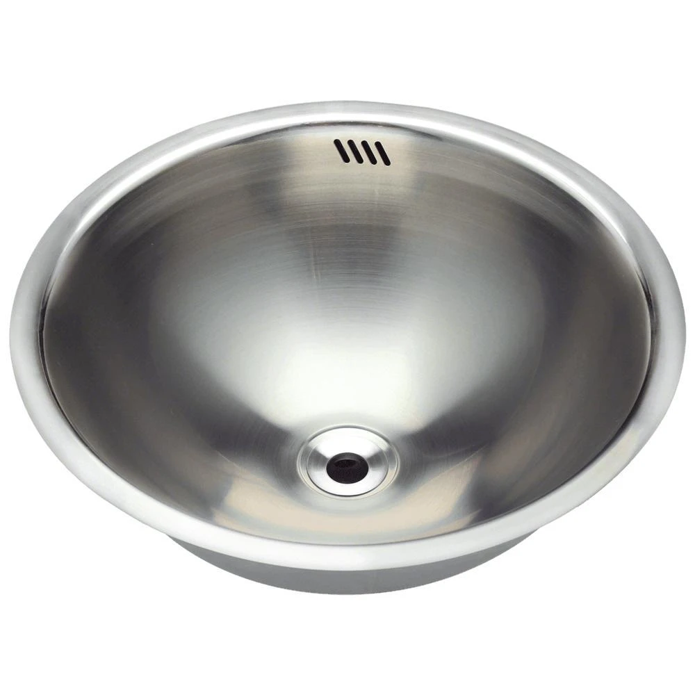 MR Direct Dual-Mount Bathroom Sink In Stainless Steel 4 MR Direct Dual-Mount Bathroom Sink In Stainless Steel - Image 2