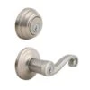 Kwikset Lido Satin Nickel Smartkey Single-Cylinder Deadbolt Universal Keyed Entry Door Handle Combo Pack (1 Handle And 1 Deadbolt) -Alliee Bath And Faucet Shop 883351046398 1800x1800