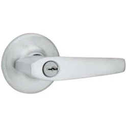 Kwikset Balboa Satin Chrome Universal Keyed Entry Door Handle