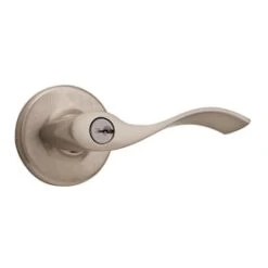 Kwikset Balboa Satin Nickel Universal Keyed Entry Door Handle