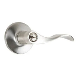 Gatehouse Olivia Satin Nickel Universal Keyed Entry Door Handle