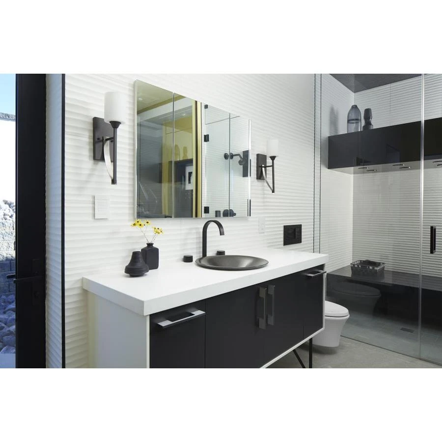 KOHLER Verdera 40-in X 30-in Rectangle Surface/Recessed Mirrored Medicine Cabinet 6 KOHLER Verdera 40-in X 30-in Rectangle Surface/Recessed Mirrored Medicine Cabinet - Image 4