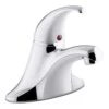 KOHLER Coralais Polished Chrome 1-Handle 4-in Centerset Bathroom Sink Faucet 2 KOHLER Coralais Polished Chrome 1-Handle 4-in Centerset Bathroom Sink Faucet -Alliee Bath And Faucet Shop 885612443878xl 1800x1800