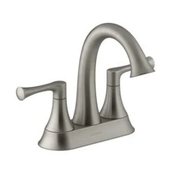 KOHLER Lilyfield Brushed Nickel 2-Handle 4-in Centerset WaterSense Bathroom Sink Faucet With Drain -Alliee Bath And Faucet Shop 885612574589xl 1800x1800