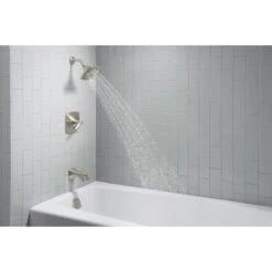 KOHLER Maxton Brushed Nickel 1-Handle Bathtub And Shower Faucet With Valve