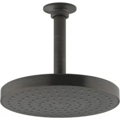KOHLER Awaken Oil-Rubbed Bronze 1-Spray Rain Shower Head 2-GPM (7.6-LPM)