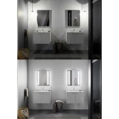 KOHLER Verdera 34-in X 30-in Rectangle Surface/Recessed Mirrored Medicine Cabinet With Outlet And Lights 13 KOHLER Verdera 34-in X 30-in Rectangle Surface/Recessed Mirrored Medicine Cabinet With Outlet And Lights -Alliee Bath And Faucet Shop 885612733627 10711592 1800x1800