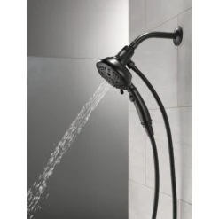 SureDock 7-Spray 5 In. Single Wall Mount Handheld H2Okinetic Shower Head In Matte Black -Alliee Bath And Faucet Shop 8990fb4d07fcd54a8f23a98ab2dd1c32 1800x1800