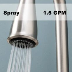 Kaden Single-Handle Pull-Down Sprayer Kitchen Faucet With Reflex And Power Clean In Chrome -Alliee Bath And Faucet Shop 8b5bb09d73efa8e60fad2d15f60bcac5 1800x1800