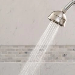 5-Spray 3.8 In. Single Wall Mount Low Flow Fixed Shower Head In Brushed Nickel -Alliee Bath And Faucet Shop 8c97ca3c6a65627a97d4f9c62637076e 1800x1800