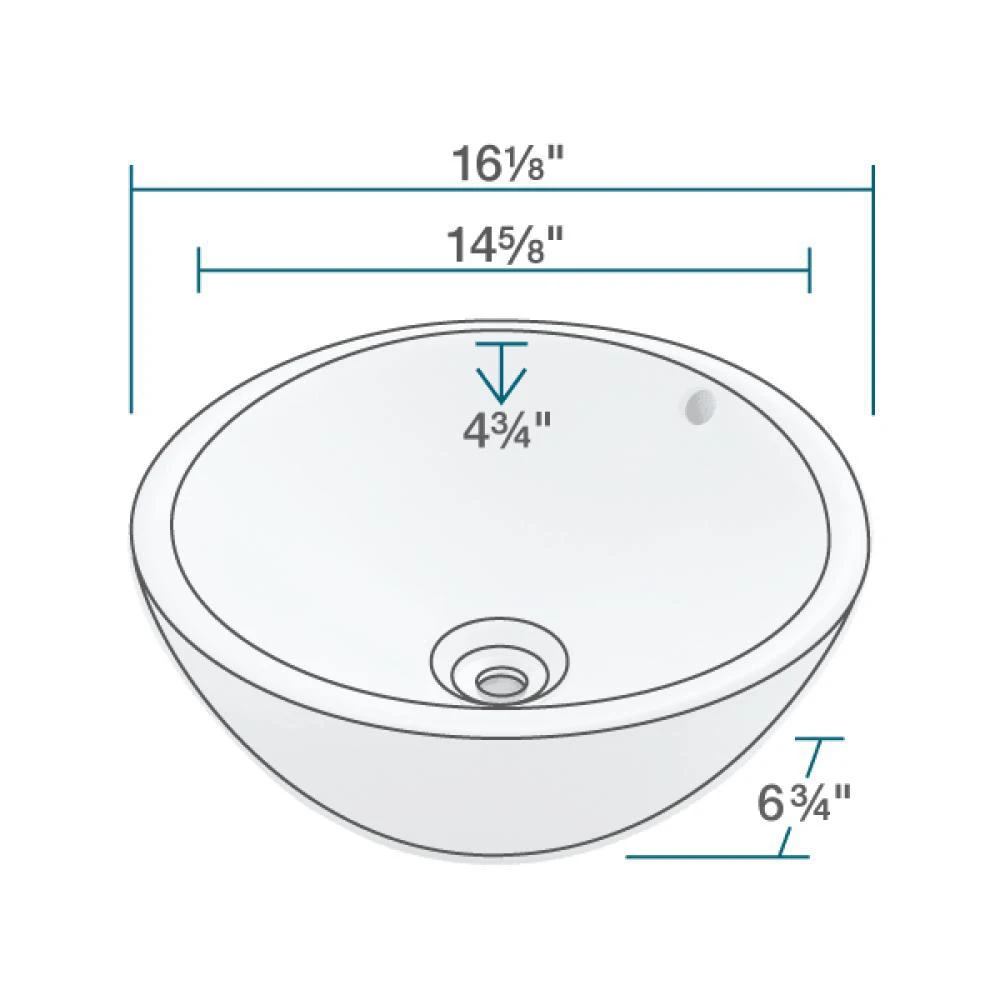 MR Direct Porcelain Vessel Sink In White 5 MR Direct Porcelain Vessel Sink In White - Image 3