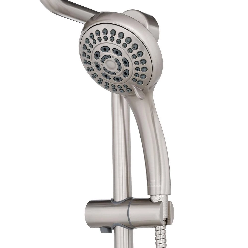 Kauai III 3-Spray Handshower And Showerhead Combo Kit In Brushed Nickel 6 Kauai III 3-Spray Handshower And Showerhead Combo Kit In Brushed Nickel - Image 4