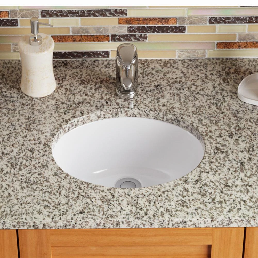 MR Direct Undermount Porcelain Bathroom Sink In White 4 MR Direct Undermount Porcelain Bathroom Sink In White - Image 2