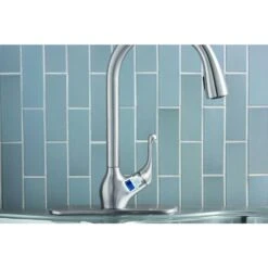 Barossa Single-Handle Pull-Down Sprayer Kitchen Faucet With Soap/Lotion Dispenser In Vibrant Stainless -Alliee Bath And Faucet Shop 8fa3ea24dd662158526ba47cad991755 1800x1800