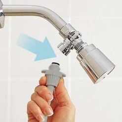 1-Spray 2 In. Single Freestanding Handheld Adjustable Shower Head In White -Alliee Bath And Faucet Shop 910c1042617d50324f8fb44ee4edba81 1800x1800