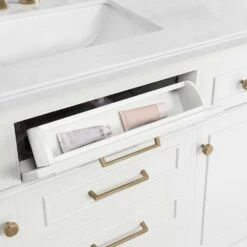 Melpark 48 In. W X 22 In. D Bath Vanity In White With Cultured Marble Vanity Top In White With White Sink -Alliee Bath And Faucet Shop 937f8f6db56db4fc047f458e8c42c2cf 1800x1800