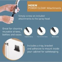 Venango Single-Handle Pull-Down Sprayer Kitchen Faucet With Reflex And Power Clean Attachments In Chrome -Alliee Bath And Faucet Shop 948744e12aa986147659276af1ff41e7 a9016093 335f 4063 a23b 16d9d113d3e9 1800x1800