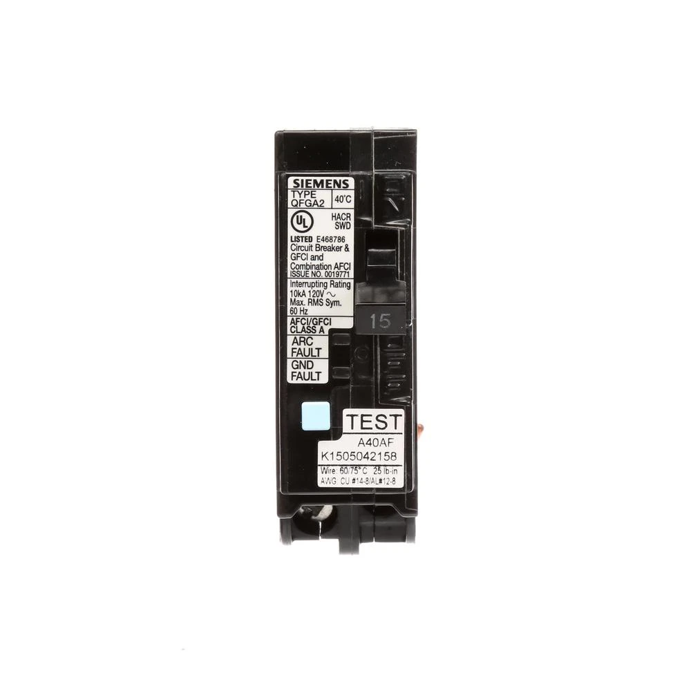 15-Amp AFCI/GFCI Dual Function-Circuit Breaker 3 15-Amp AFCI/GFCI Dual Function-Circuit Breaker