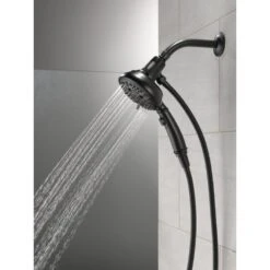 SureDock 7-Spray 5 In. Single Wall Mount Handheld H2Okinetic Shower Head In Matte Black -Alliee Bath And Faucet Shop 963c923ad95d008ad25fa090b5c7f2c8 1800x1800