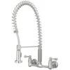 2-Handle Wall-Mount Pull-Down Sprayer Kitchen Faucet In Stainless Steel -Alliee Bath And Faucet Shop 970c111fdf151dc24aa732aca0e06f3b 1800x1800