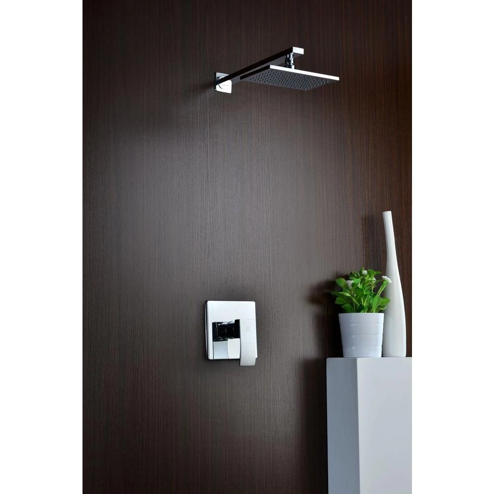 Viace Single Handle 1-Spray Shower Faucet In Polished Chrome (Valve Included) 4 Viace Single Handle 1-Spray Shower Faucet In Polished Chrome (Valve Included) - Image 2