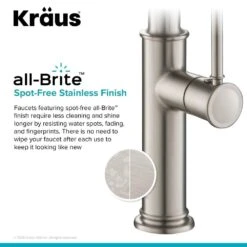 Sellette Single-Handle Pull-Down Sprayer Kitchen Faucet With Dual Function Sprayhead In Spot Free Stainless Steel -Alliee Bath And Faucet Shop 980b982fb27d764eec606742c486a1ae 1800x1800