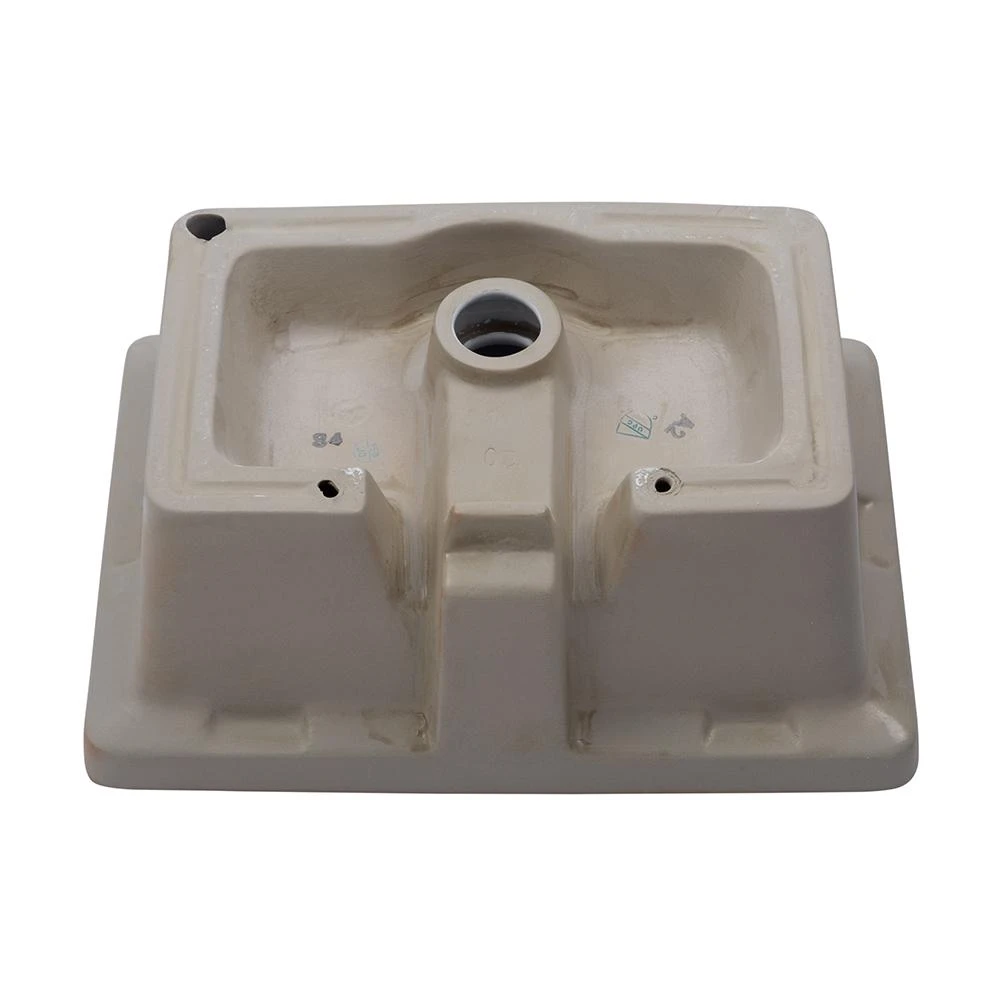 Boyel Living 17 In. X 12 In. Rectangle Undermount Bathroom Vessel Sink White 7 Boyel Living 17 In. X 12 In. Rectangle Undermount Bathroom Vessel Sink White - Image 5