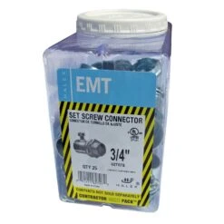 3/4 In. Electrical Metallic Tube (EMT) Set-Screw Connectors (25-Pack) 10 3/4 In. Electrical Metallic Tube (EMT) Set-Screw Connectors (25-Pack) -Alliee Bath And Faucet Shop 9c31d3fa434ffa847604f161b41ac3a9 1800x1800