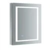 Spazio 24 In. W X 30 In. H Recessed Or Surface Mount Medicine Cabinet With LED Lighting, Mirror Defogger And Right Hinge -Alliee Bath And Faucet Shop 9d80c89a9b0007c2c4180815719abe36 1800x1800