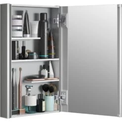 Maxstow 20 In. X 24 In. Frameless Surface-Mount Aluminum Medicine Cabinet -Alliee Bath And Faucet Shop 9d9ef2afd7d7444b30e6896420db8bdf 1800x1800