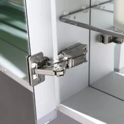 Spazio 24 In. W X 30 In. H Recessed Or Surface Mount Medicine Cabinet With LED Lighting, Mirror Defogger And Left Hinge -Alliee Bath And Faucet Shop 9e146873d75b7b476d4f189b73a828d8 1800x1800