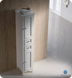 Fresca Oxford 14"W X 16"D X 68"H Antique White Linen Cabinet 12 Fresca Oxford 14"W X 16"D X 68"H Antique White Linen Cabinet -Alliee Bath And Faucet Shop FST2060AW 2 a0cb1ba8 bd18 4f42 84fb fb05497070fa 1800x1800
