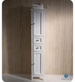 Fresca Oxford 14"W X 16"D X 68"H Antique White Linen Cabinet 11 Fresca Oxford 14"W X 16"D X 68"H Antique White Linen Cabinet -Alliee Bath And Faucet Shop FST2060AW 3 714b6dba 41cd 425d 8a7a 5c3d32514466 1800x1800