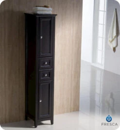 Fresca Oxford 14"W X 16"D X 68"H Espresso Linen Cabinet -Alliee Bath And Faucet Shop FST2060ES 1 379901da e0c7 4c48 8280 7f0aba541dff 1800x1800