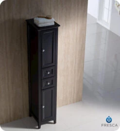 Fresca Oxford 14"W X 16"D X 68"H Espresso Linen Cabinet 12 Fresca Oxford 14"W X 16"D X 68"H Espresso Linen Cabinet -Alliee Bath And Faucet Shop FST2060ES 2 1800x1800