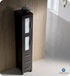 Fresca Torino 12"W X 15"D X 68-1/8"H Espresso Linen Cabinet -Alliee Bath And Faucet Shop FST6260ES 2 6d4582dc 116f 48b5 aa4e 991804ad3c3c 1800x1800