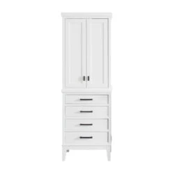 Avanity Madison 24"W X 16"D X 71"H White Linen Cabinet