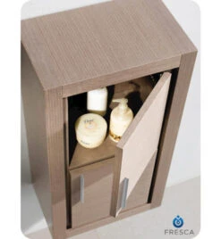 Fresca 16"W X 10"D X 30"H Gray Oak Linen Cabinet 6 Fresca 16"W X 10"D X 30"H Gray Oak Linen Cabinet -Alliee Bath And Faucet Shop MSST8140GO 2 35ffe718 84a7 4dd0 bec3 0d8346e114a5 1800x1800