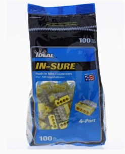 IDEAL In-Sure 100-Pack Yellow Push-In Wire Connectors 7 IDEAL In-Sure 100-Pack Yellow Push-In Wire Connectors -Alliee Bath And Faucet Shop ScreenShot2020 09 26at5.49.37PM 1800x1800