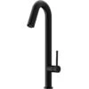 Oakhurst LED Light Pull-Down Single Handle Kitchen Faucet In Matte Black -Alliee Bath And Faucet Shop a0115a06cfba73e9b7cf0023f4611bf3 1800x1800