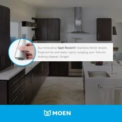 Banbury High-Arc 2-Handle Standard Kitchen Faucet With Side Sprayer In Spot Resist Stainless -Alliee Bath And Faucet Shop a754628319cddca431c2f20d60e0fbc3 59ca5d22 75de 424c bd0c b4f91550b264 1800x1800