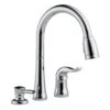 Kate Single-Handle Pull-Down Sprayer Kitchen Faucet With MagnaTite Docking And Soap Dispenser In Chrome -Alliee Bath And Faucet Shop a902a3bef5e68787107202cef1ca2926 1800x1800