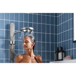 Nebia By Moen 1-Spray 8 In. Dual Shower Head And Handheld Shower Head With Magnetic Dock In Spot Resist Brushed Nickel -Alliee Bath And Faucet Shop ab763267ddba395cb4c97bccfc21d3e1 1800x1800