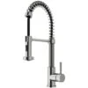 Edison Single-Handle Pull-Down Sprayer Kitchen Faucet In Stainless Steel -Alliee Bath And Faucet Shop accaf9627a8249b347bf57a3454e0d7a 1800x1800