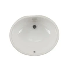 IPT Sink Company Oval Glazed Ceramic Undermount Bathroom Vanity Sink In White -Alliee Bath And Faucet Shop adfee4ab981d681b57e9b4b2cde945b4 1104fa17 3872 42c9 b994 cb55f1e31bac 1800x1800