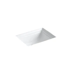 KOHLER Memoirs Vitreous China Undermount Bathroom Sink In White With Overflow Drain